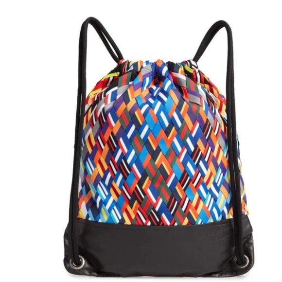 Nike Basketball Backpack Medium Woven & Leather Sport Gym Jersey Unisex Lab - Picture 3 of 6